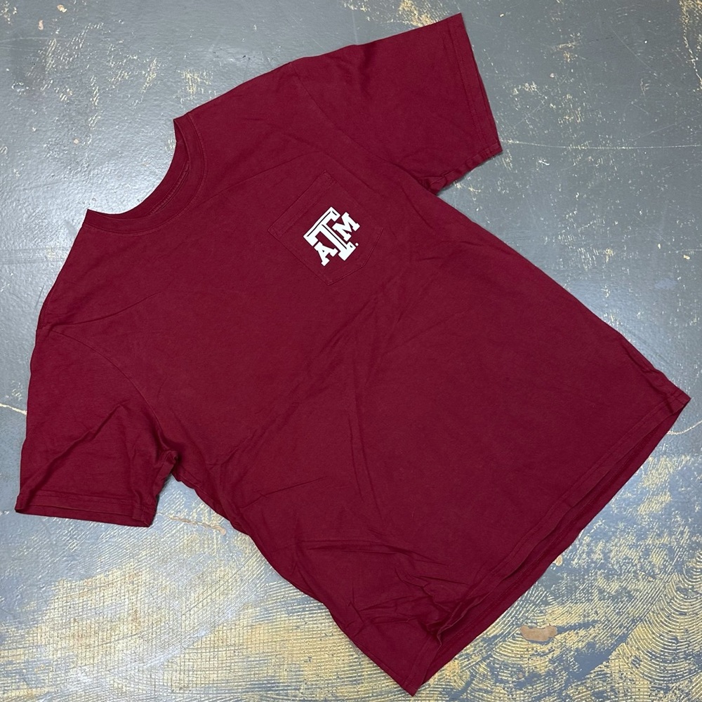 Southern Tide Texas A&M Retro Shirt Large NCAA Aggies Maroon Football University